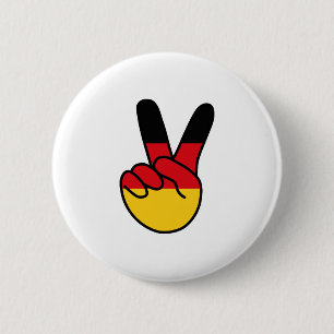 Deutschland Flagge / Zeichen Button