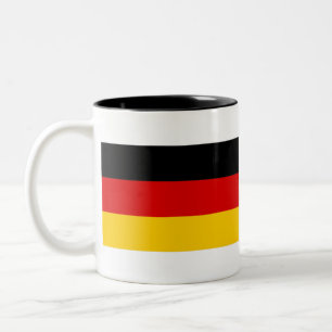 Deutschland - Flagge Zweifarbige Tasse