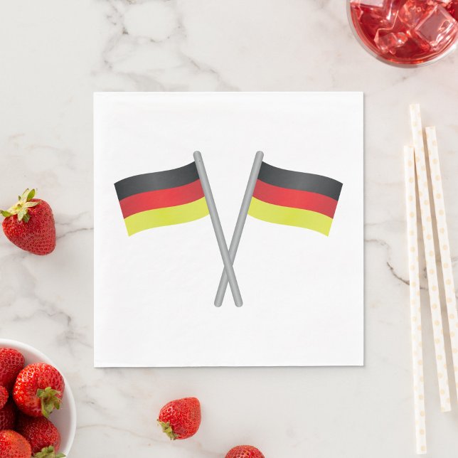 Deutschland Flaggen Napkins Serviette (Von Creator hochgeladen)