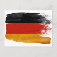 Deutschland Flaggen-Postkarten