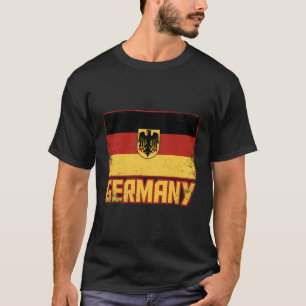 Deutschland Flaggen Vintag Retro Land Deutschland T-Shirt