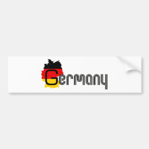 Deutschland-Flaggenentwurf! Autoaufkleber