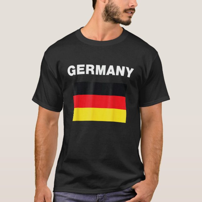 Deutschland - Flaggenerbe T-Shirt (Vorderseite)