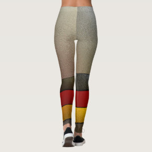 Deutschland - Flaggenfarben-Chrome von Shirley Tay Leggings