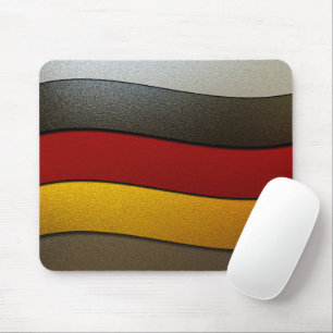 Deutschland - Flaggenfarben-Chrome von Shirley Tay Mousepad