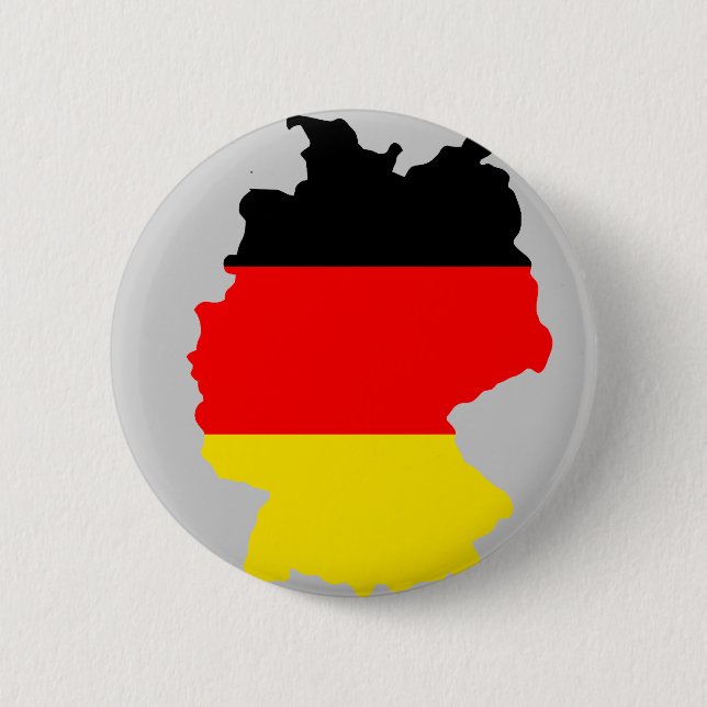 Deutschland-Flaggenkarte Button (Vorderseite)