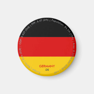 Deutschland Flaggenmagnet Magnet