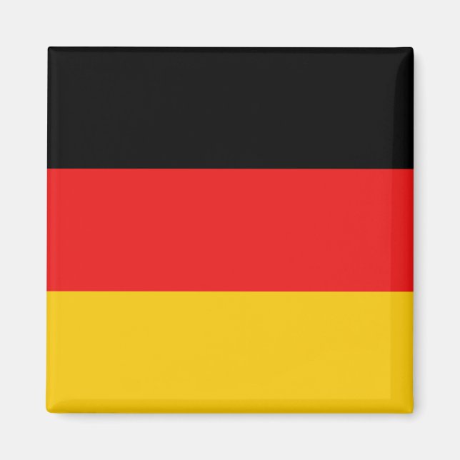 Deutschland-Flaggenmagnet Magnet (Vorne)
