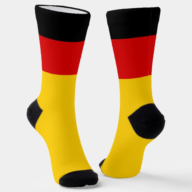 Deutschland Flaggenpatriotischer Nationalstolz Socken (Gewinkelt)