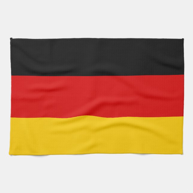 Deutschland - Flaggenqualität Küchentuch (Horizontal)