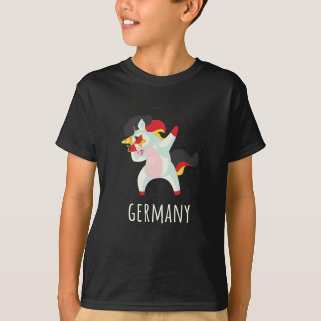 Deutschland Flaggenschlösser T-Shirt (Vorderseite)