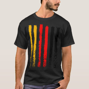 Deutschland flaggt Liebe stolze Deutsche Leute BAC T-Shirt