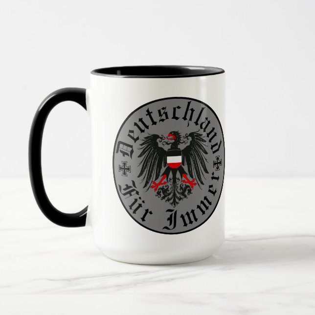 Deutschland Forever/Adler/Eisenkreuz Tasse (Links)