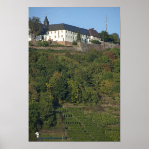 Deutschland, Franken, Wertheim. Besonderer Hang Poster