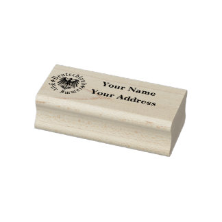Deutschland für immer/Schwarzer Adler/Rücksende-St Gummistempel