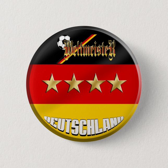 Deutschland-Fußball Button (Vorderseite)