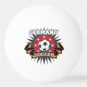 Deutschland-Fußball-Explosion Tischtennisball