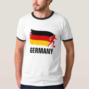 Deutschland-Fußball-Flagge T-Shirt