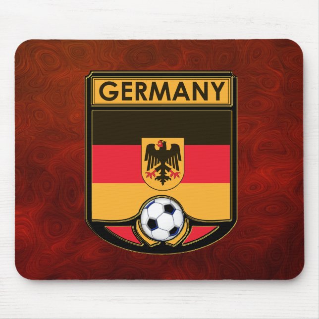 Deutschland-Fußball Mousepad (Vorne)