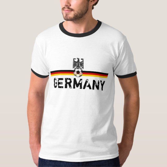 Deutschland-Fußball-Nation T-Shirt (Vorderseite)