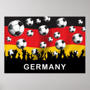 Deutschland Fußball Poster
