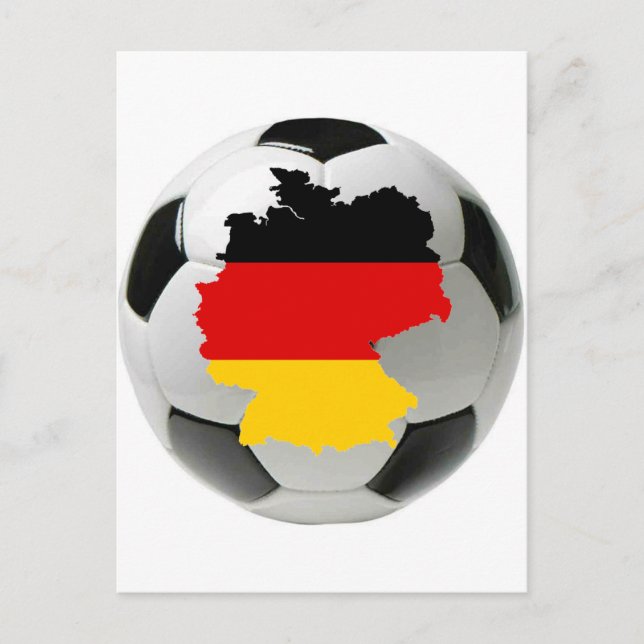 Deutschland - Fußball Postkarte (Vorderseite)