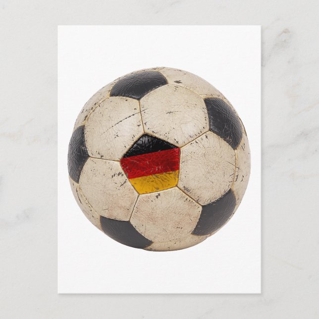 Deutschland Fußball Postkarte (Vorderseite)