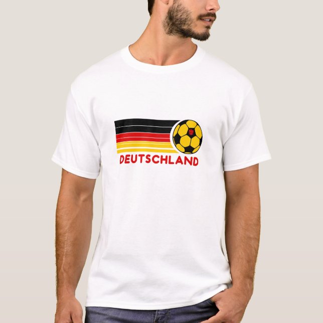 Deutschland-Fußball-T - Shirt (Vorderseite)