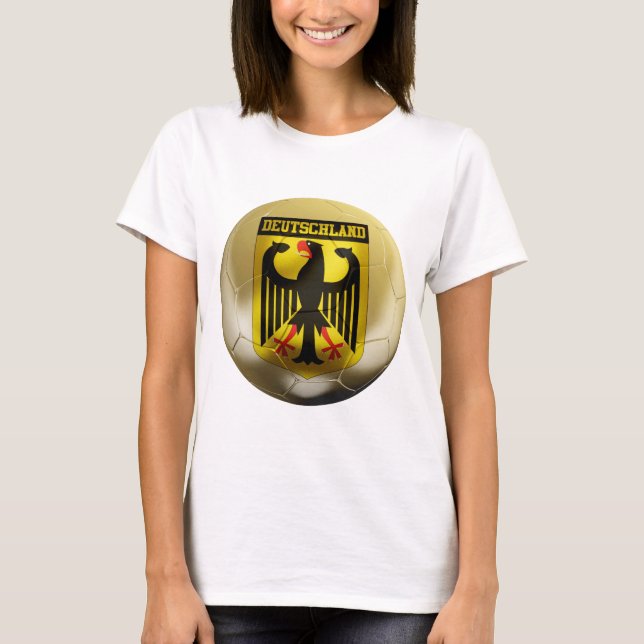 Deutschland-Fußball T-Shirt (Vorderseite)