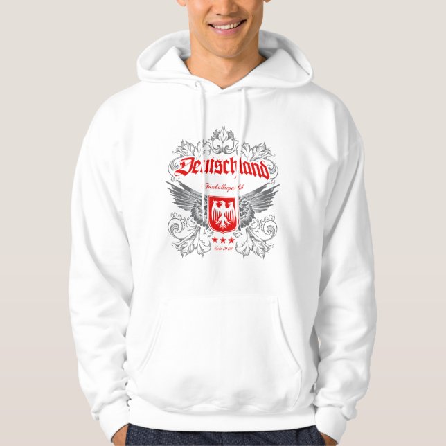 DEUTSCHLAND - Fussballrepublik Hoodie (Vorderseite)
