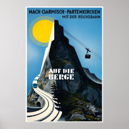 Deutschland, Garmisch Partenkirchen Plakat
