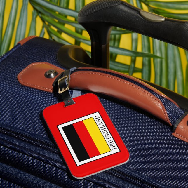 Deutschland Gepäckanhänger (Vorderseite Insitu 1)