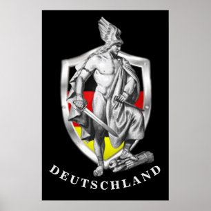 Deutschland Germany Hermann Arminius Poster