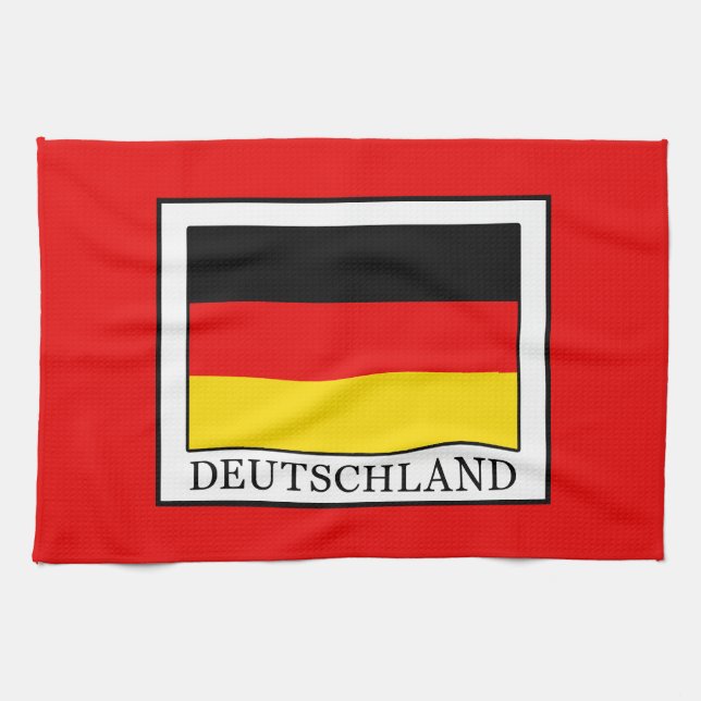 Deutschland Geschirrtuch (Horizontal)