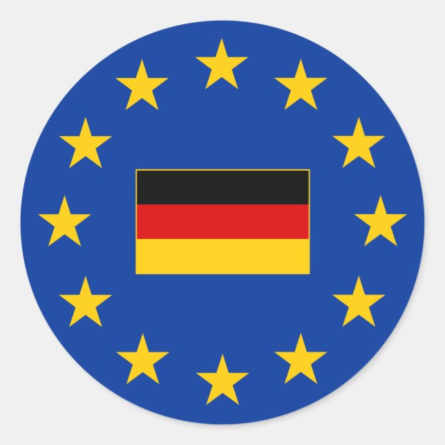 Deutschland - Gewerkschaft Runder Aufkleber (Vorderseite)