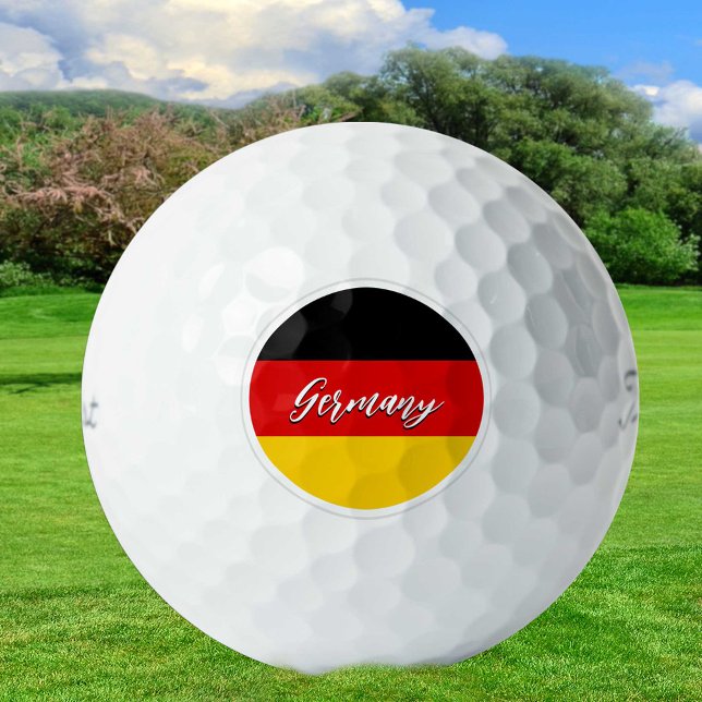 Deutschland Golf Balls, Deutsche Flagge Golfers /  Golfball (Von Creator hochgeladen)