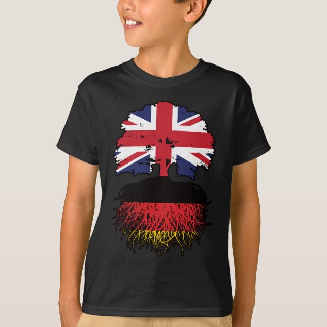 Deutschland Großbritannien Großbritannien Großbrit T-Shirt (Vorderseite)