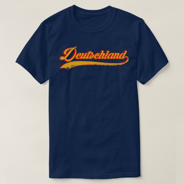 Deutschland grungy T-Shirt (Design vorne)