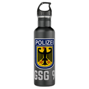 Deutschland GSG 9 Bundespolizei Polizeispezialeinh Edelstahlflasche