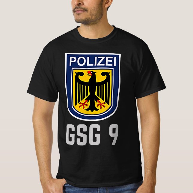 Deutschland GSG 9 Bundespolizei Polizeispezialeinh T-Shirt (Vorderseite)