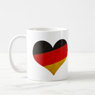 Deutschland Herz Kaffeetasse