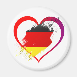 Deutschland Herz Magnet