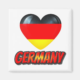 Deutschland Herz Magnet