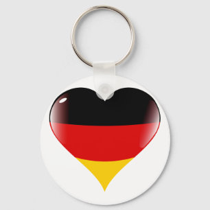 Deutschland Herz Schlüsselanhänger