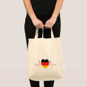 Deutschland Herz Tragetasche