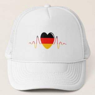 Deutschland Herz Truckerkappe