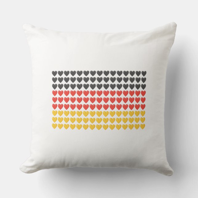Deutschland HÖRT FLAG-Kissen Kissen (Vorderseite)