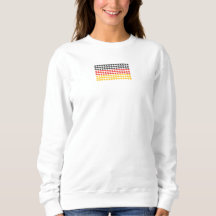 Deutschland HÖRT FLAG Womens Sweatshirt