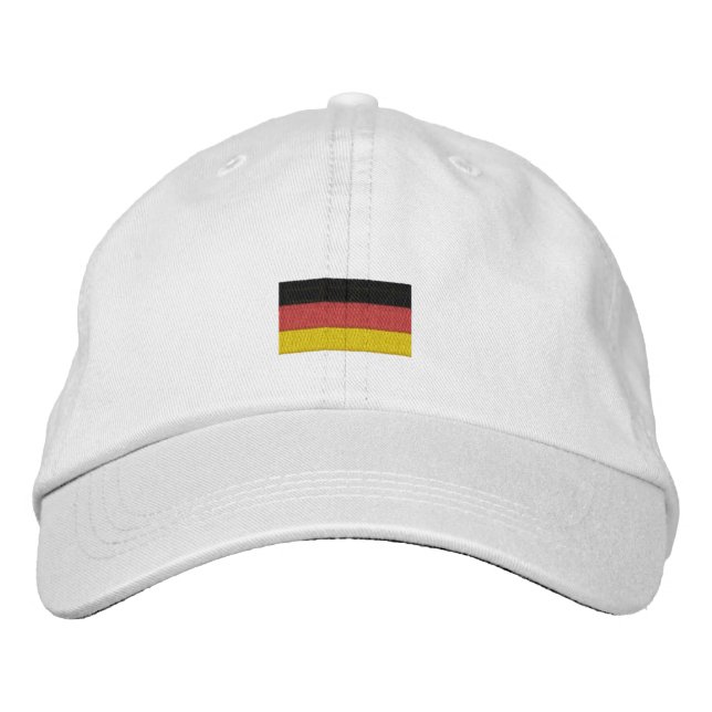 Deutschland - Hut - deutsche Flagge (Vorderseite)