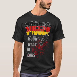 Deutschland I Liebe Fußball und Fußball-Spieler T-Shirt